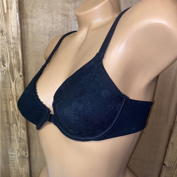 Victoria’s Secret bra body by Victoria perfect coverage black 34B front closure - Picture 9 of 15